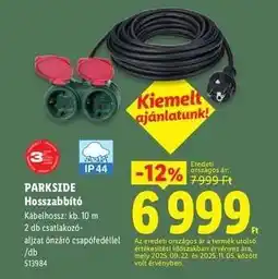 Lidl PARKSIDE Hosszabbító ajánlat