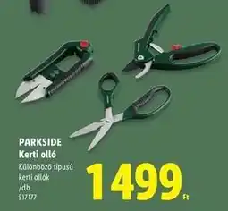 Lidl Parkside Kerti olló ajánlat