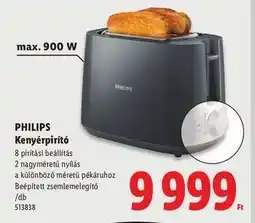Lidl PHILIPS Kenyérpirító ajánlat
