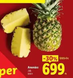 Lidl Ananász ajánlat
