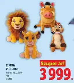 Lidl SIMBA Plüssállat ajánlat