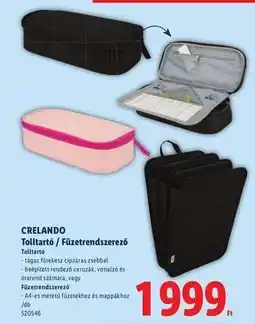 Lidl CRELANDO Tolltartó / Füzetrendszerező ajánlat
