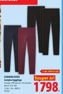 Lidl ESMARA KIDS ajánlat