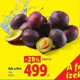 Lidl Kék szilva ajánlat