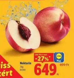 Lidl Nektarin ajánlat