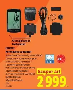 Lidl CRIVIT ajánlat