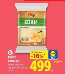 Lidl PILOS Edámi sajt ajánlat