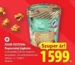 Lidl FOOD FESTIVAL Popcornízű jégkrém ajánlat