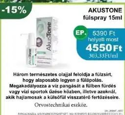 PatikaPlus Akustone fülspray ajánlat