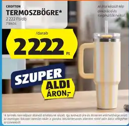 ALDI Crofton termoszbögre ajánlat