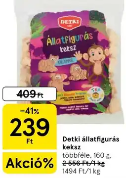 Tesco Detki állatfigurás keksz ajánlat