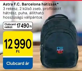 Astra F.C. Barcelona hátizsák