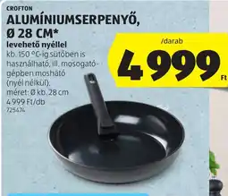 ALDI Crofton Alumíniumserpenyő ajánlat