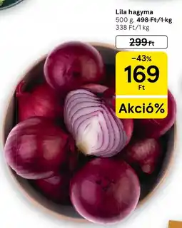 Tesco Lila hagyma ajánlat