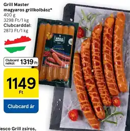 Tesco Grill Master grillkolbász ajánlat