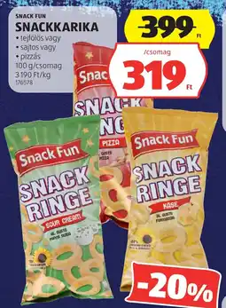 ALDI Snack Fun snack ringe ajánlat