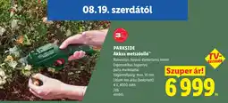 Lidl Parkside akkus metszőolló ajánlat