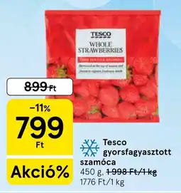 Tesco Tesco gyorsfagyasztott szamóca ajánlat