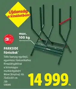 Lidl Parkside fűrészbak ajánlat