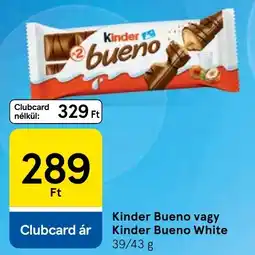 Tesco Kinder bueno ajánlat