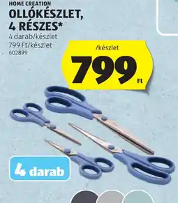 ALDI Home Creation ollókészlet ajánlat