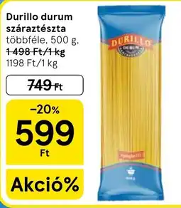 Tesco Durillo száraztészta ajánlat