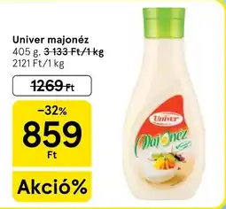 Tesco Univer majonéz ajánlat