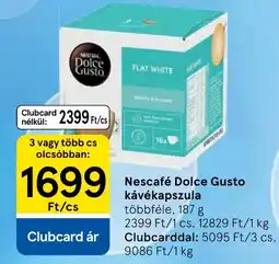 Tesco Nescafé Dolce Gusto kávékapszula ajánlat