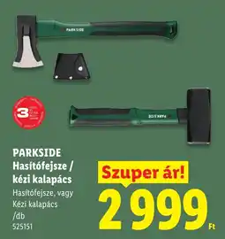Lidl Parkside hasítófejsze / kézi kalapács ajánlat