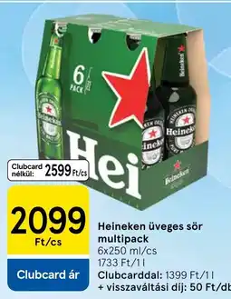 Tesco Heineken üveges sör ajánlat