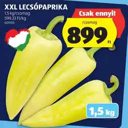 ALDI XXL lecsópaprika ajánlat