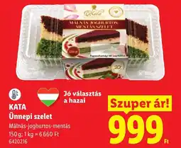 Lidl Kata ünnepi szelet ajánlat