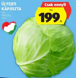 ALDI Új fejes káposzta ajánlat