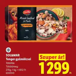 Lidl Sol&mar tenger gyümölcssei ajánlat