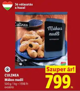 Lidl Culinea mákos nudli ajánlat