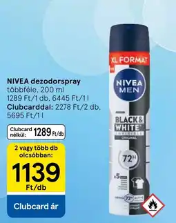 Tesco nivea dezodorspray ajánlat