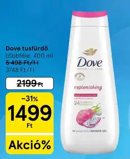 Tesco Dove tusfürdő ajánlat