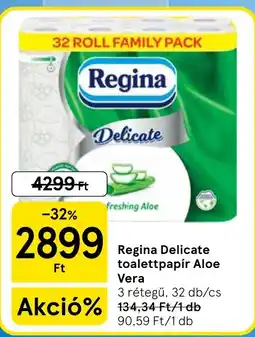 Tesco Regina toalettpapír ajánlat