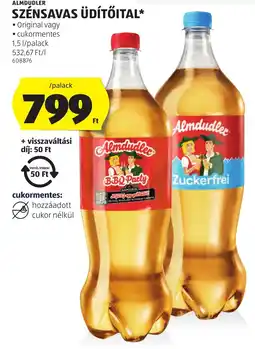 ALDI Almdudler szénsavas üdítőital ajánlat