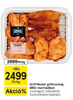 Tesco Grill Master grillcsomag ajánlat