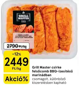 Tesco Grill Master csirke ajánlat