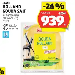 ALDI Milsani holland gouda sajt ajánlat