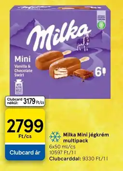 Tesco Milka mini ajánlat