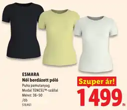 Lidl Esmara női bordázott póló ajánlat