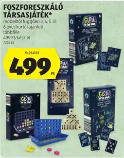 ALDI Glow in the dark társasjáték ajánlat