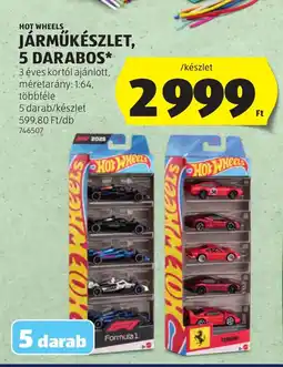 ALDI Hot Wheels járműkészlet ajánlat
