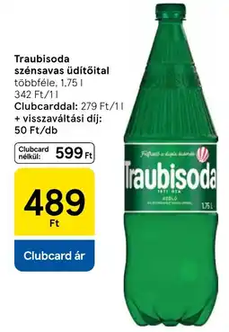 Tesco Traubisoda szénsavas üdítőital ajánlat