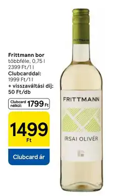 Tesco Frittman bor ajánlat