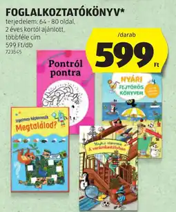ALDI Foglalkoztatókönyv ajánlat