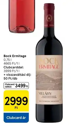Tesco Bock ermitage ajánlat